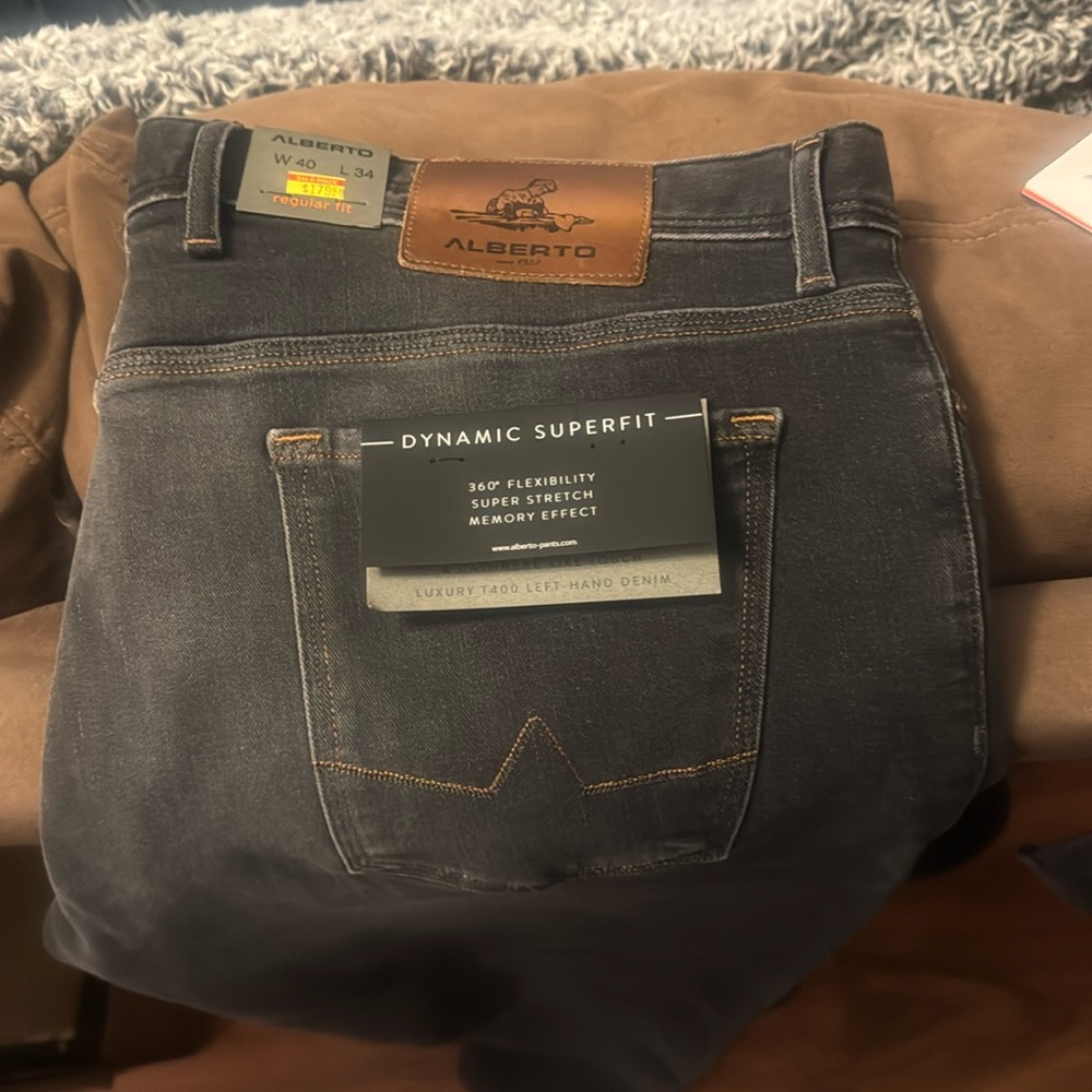 Alberto Jeans, Pipe Regular Fit 40x34 brand new, tags still on